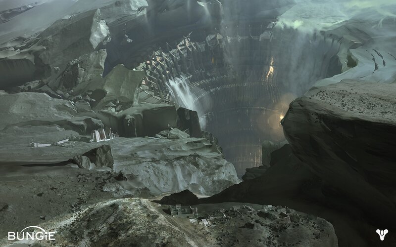 Ancient Structure in Canyon — Gray