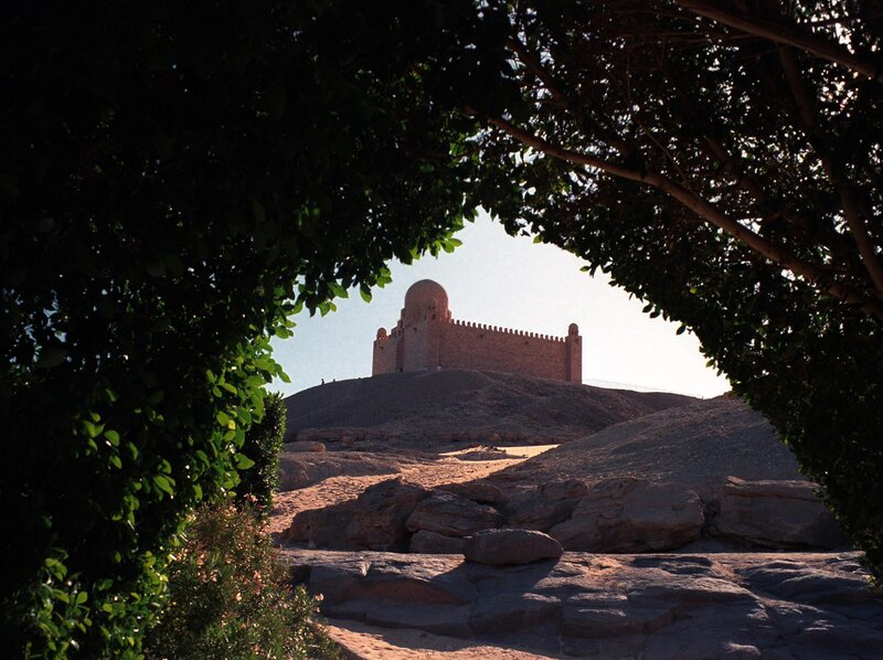 ancient structure in desert