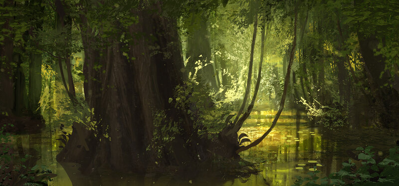 Ancient Swamp Forest — Green