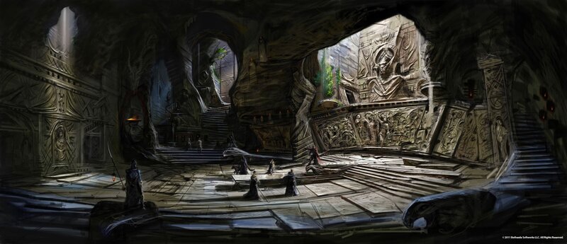 Ancient Temple Chamber — Brown