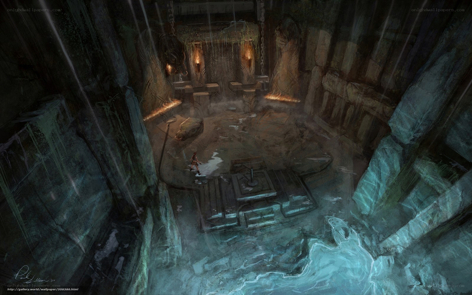ancient temple chamber