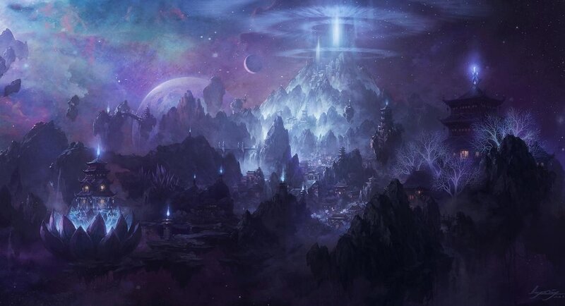 Ancient Temple City — Purple
