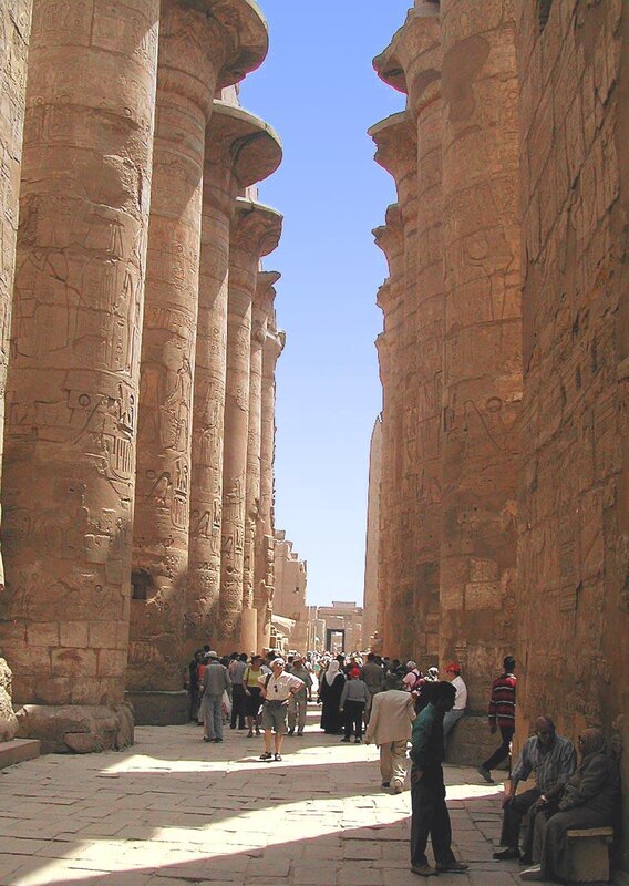 Ancient Temple Columns — Brown
