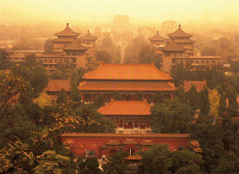 ancient temple complex in beijing