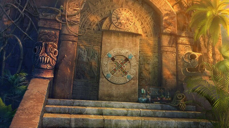 Ancient Temple Entrance — Brown