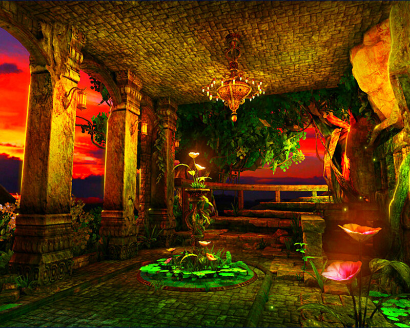 Ancient Temple Garden