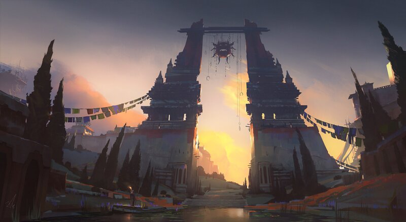 Ancient Temple Gate