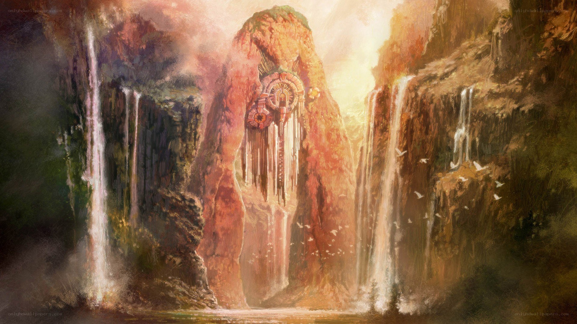 ancient temple in canyon