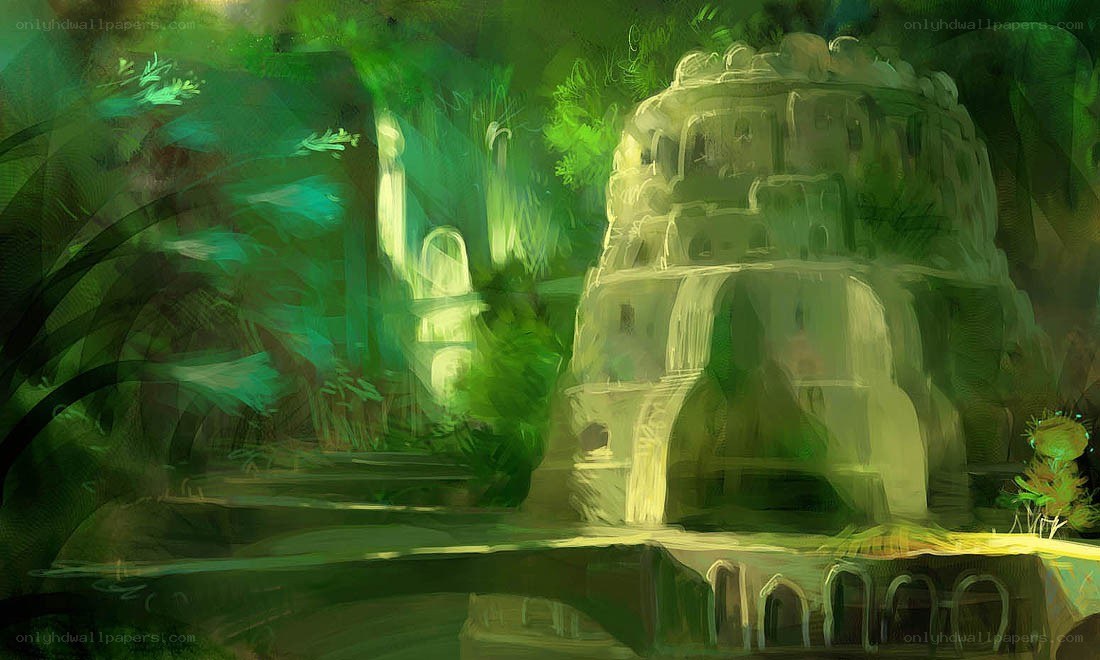 ancient temple in jungle