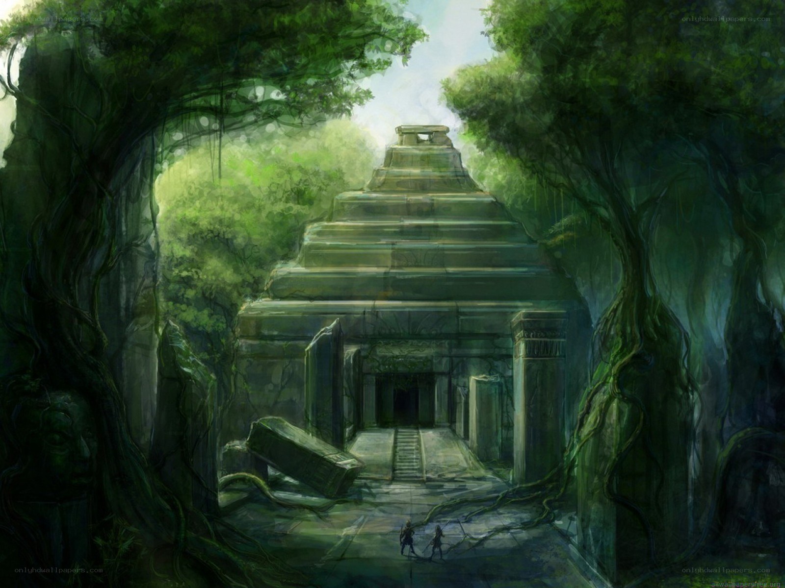 Ancient temple in jungle