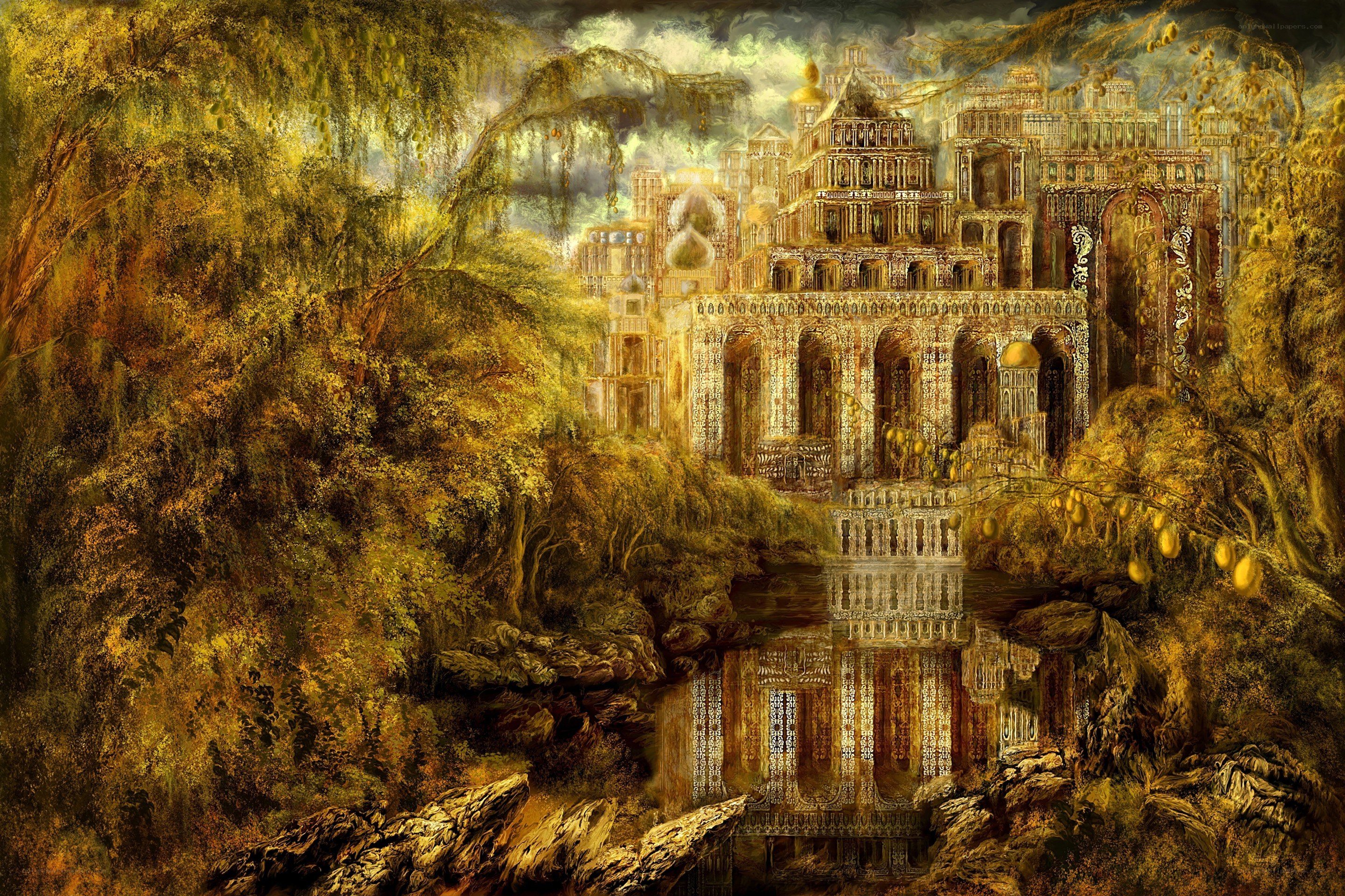 ancient temple in jungle