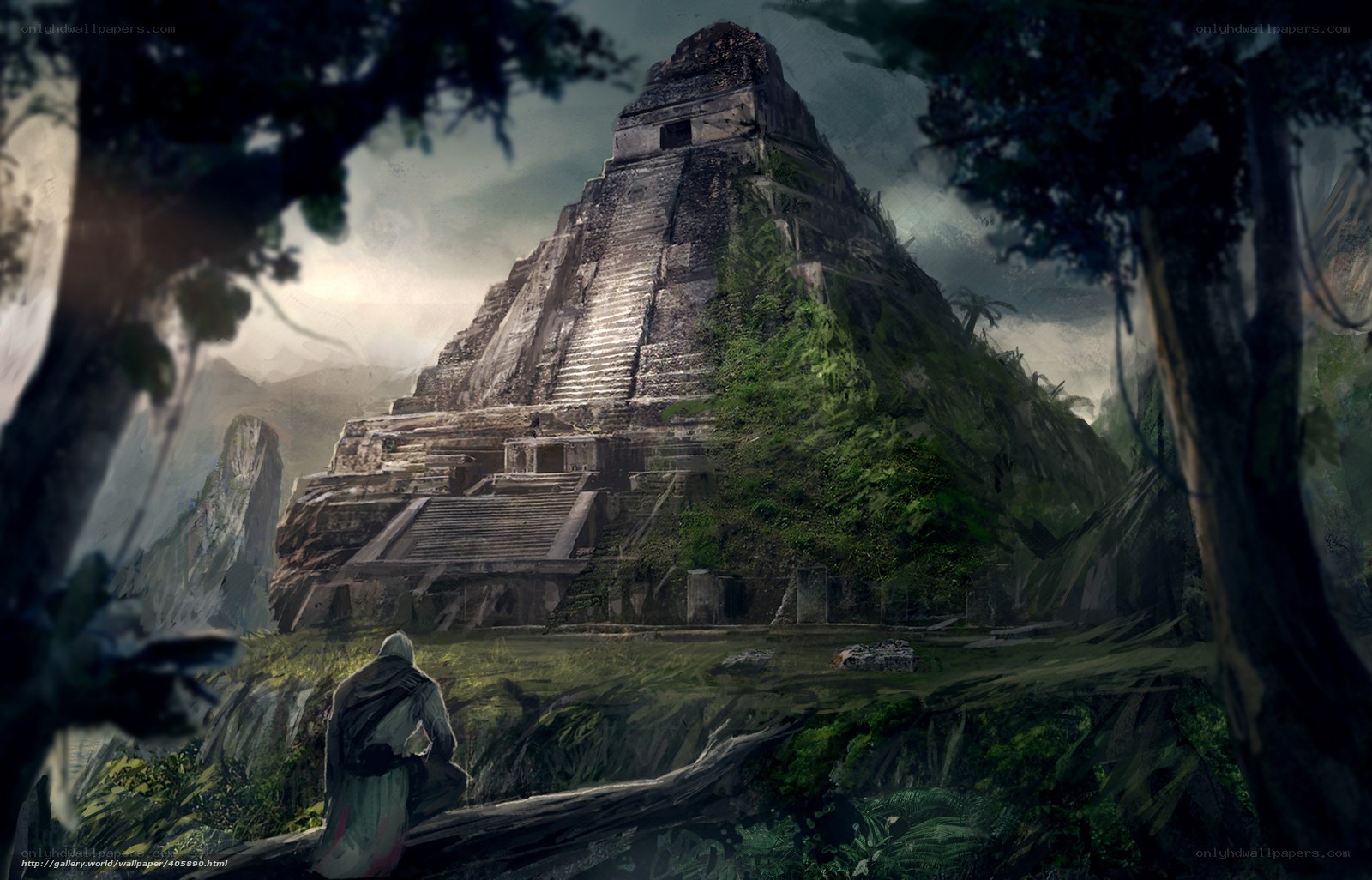 Ancient temple in jungle