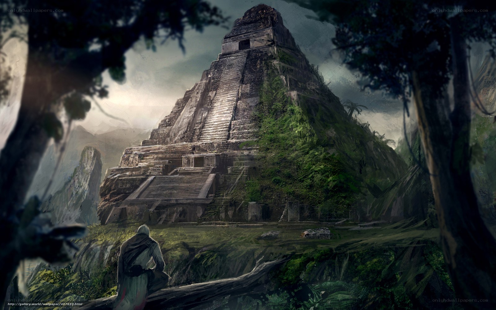 ancient temple in jungle