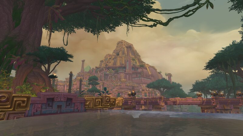 Ancient Temple in Jungle — Brown