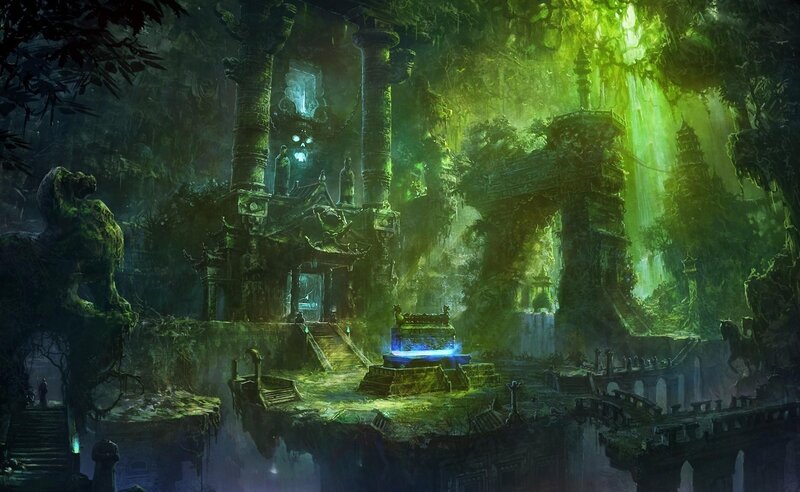 ancient temple in jungle
