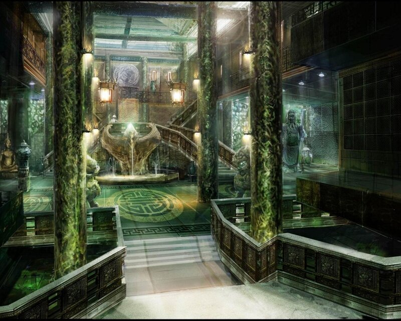 ancient temple interior