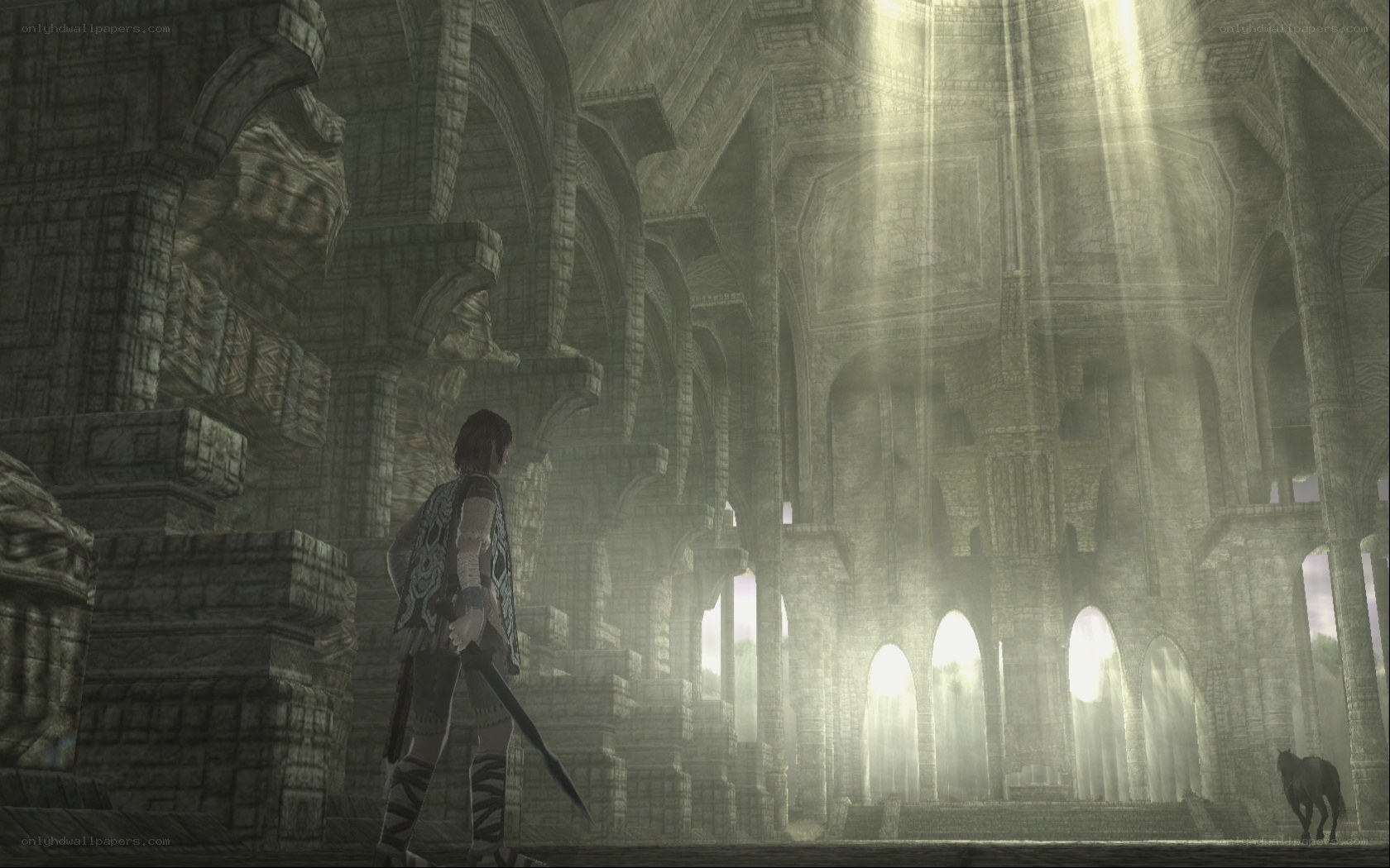 ancient temple interior