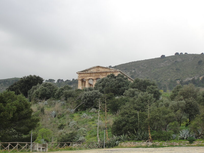 ancient temple on a hill