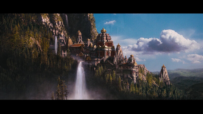 ancient temple on a mountain
