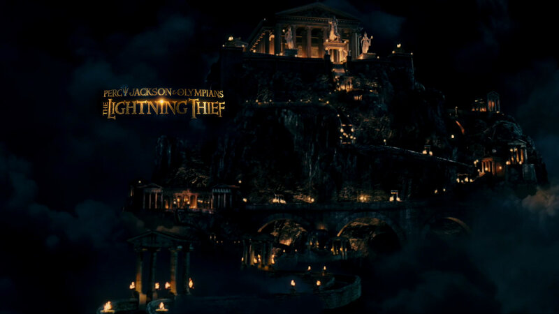 Ancient Temple on Mountain — Black