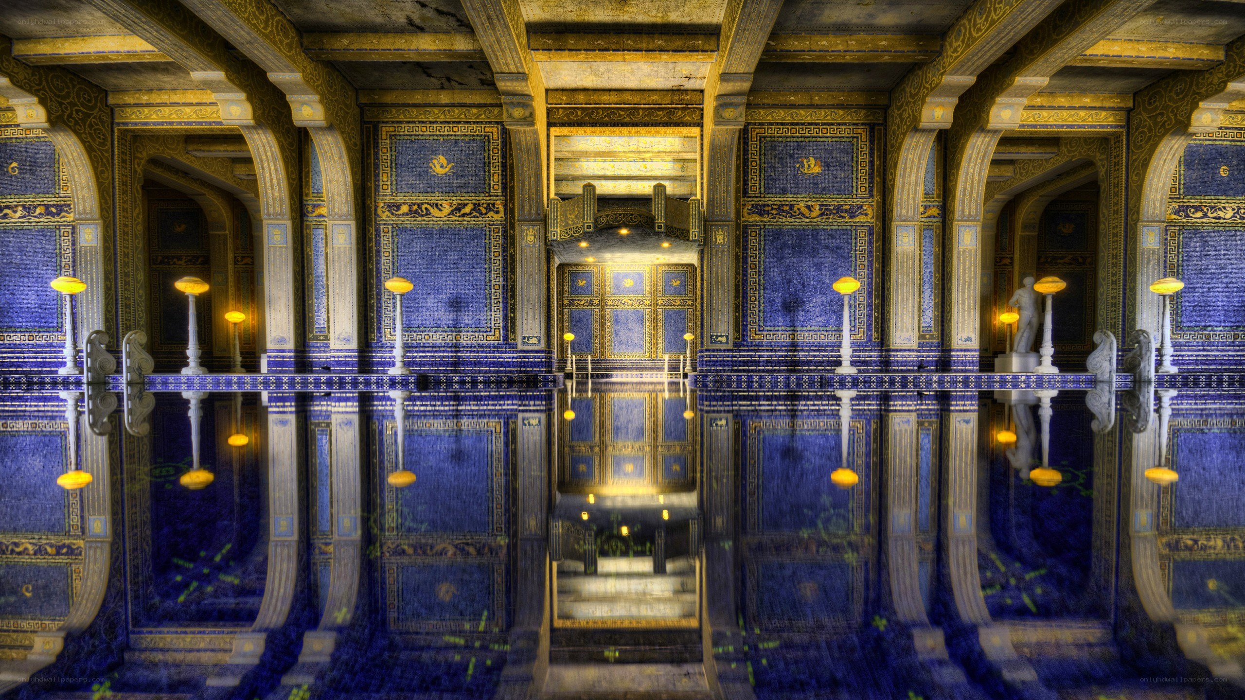 ancient temple pool