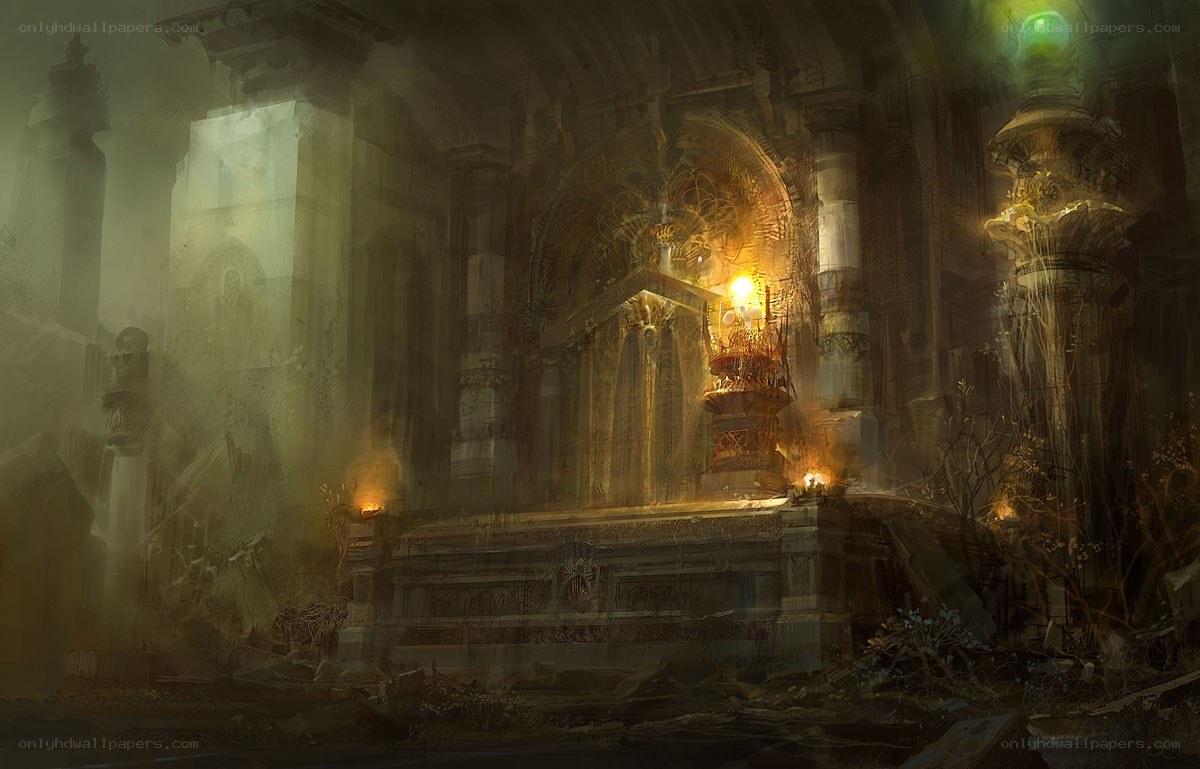 ancient temple ruins