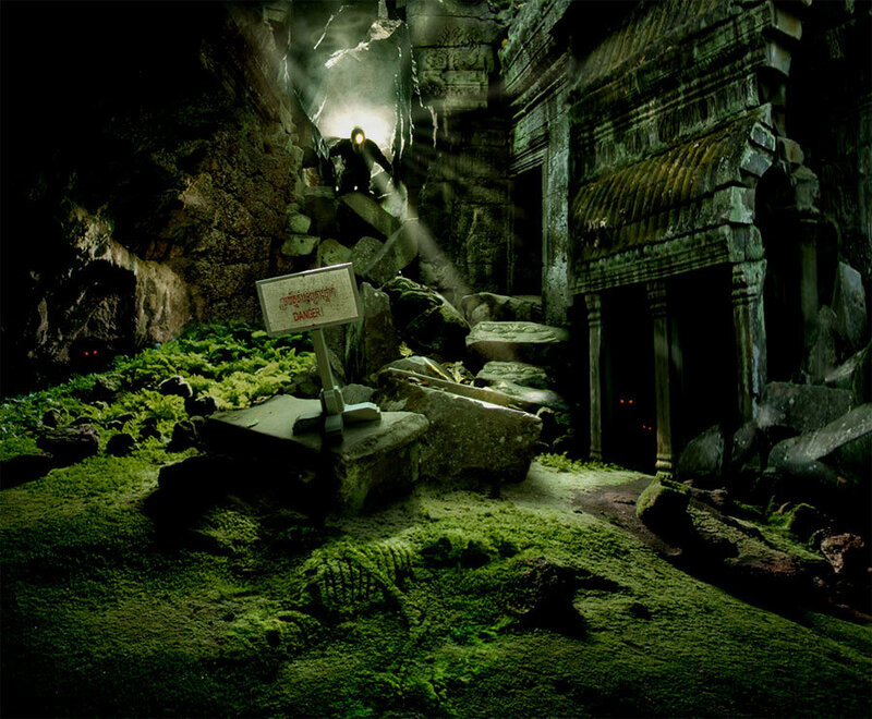 ancient temple ruins