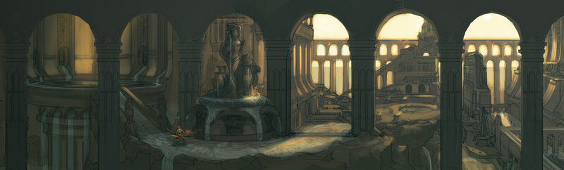 ancient temple ruins