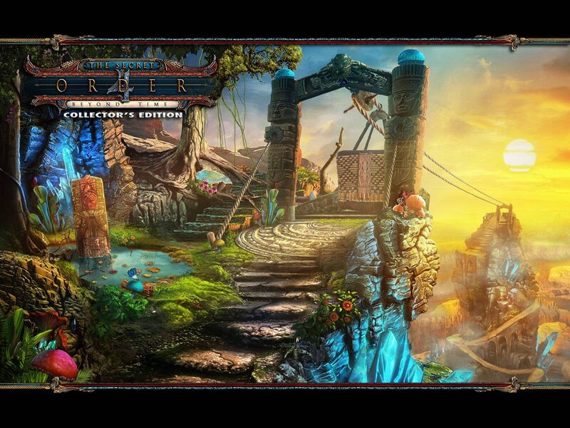 Ancient Temple Ruins — Blue, Dramatic, Sunset, Digital Art