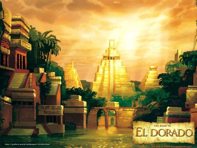 Ancient Temple Ruins — Gold, Dramatic
