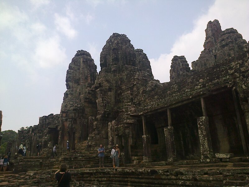 Ancient Temple Ruins — Gray, Historical