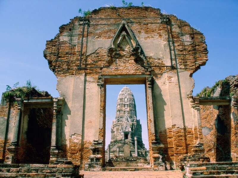 ancient temple ruins in thailand