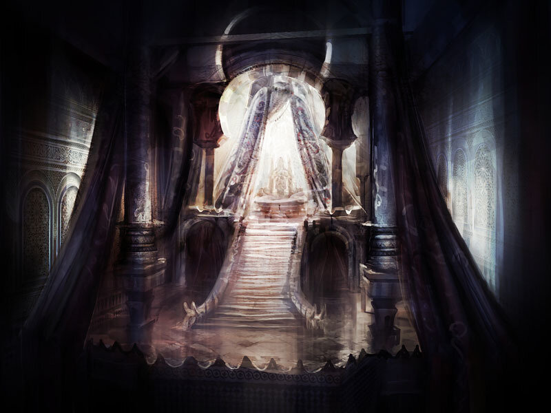 Ancient Temple Staircase