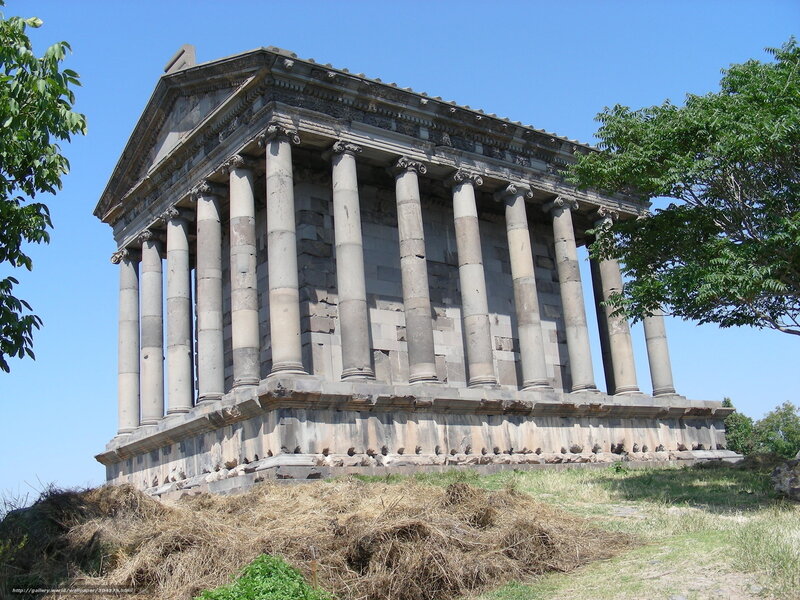 Ancient temple with columns