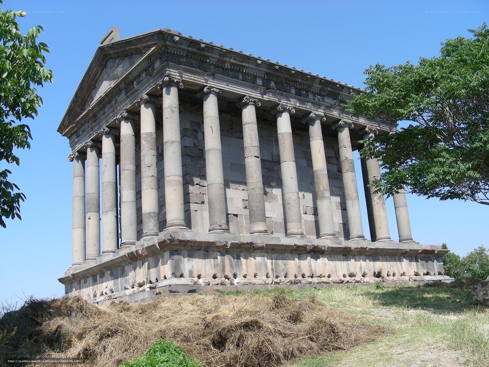 Ancient temple with columns