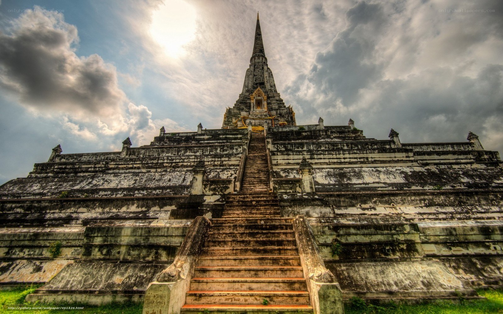 Ancient temple with stupa