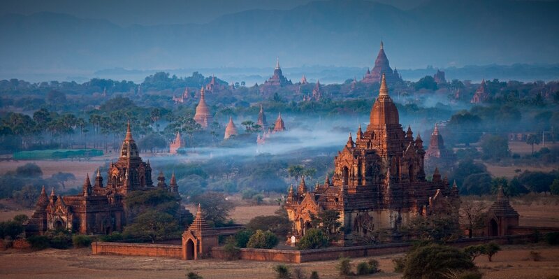Ancient Temples at Dawn