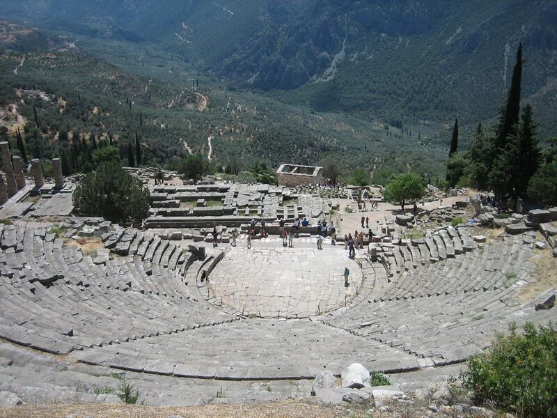 Ancient theater at Delphi