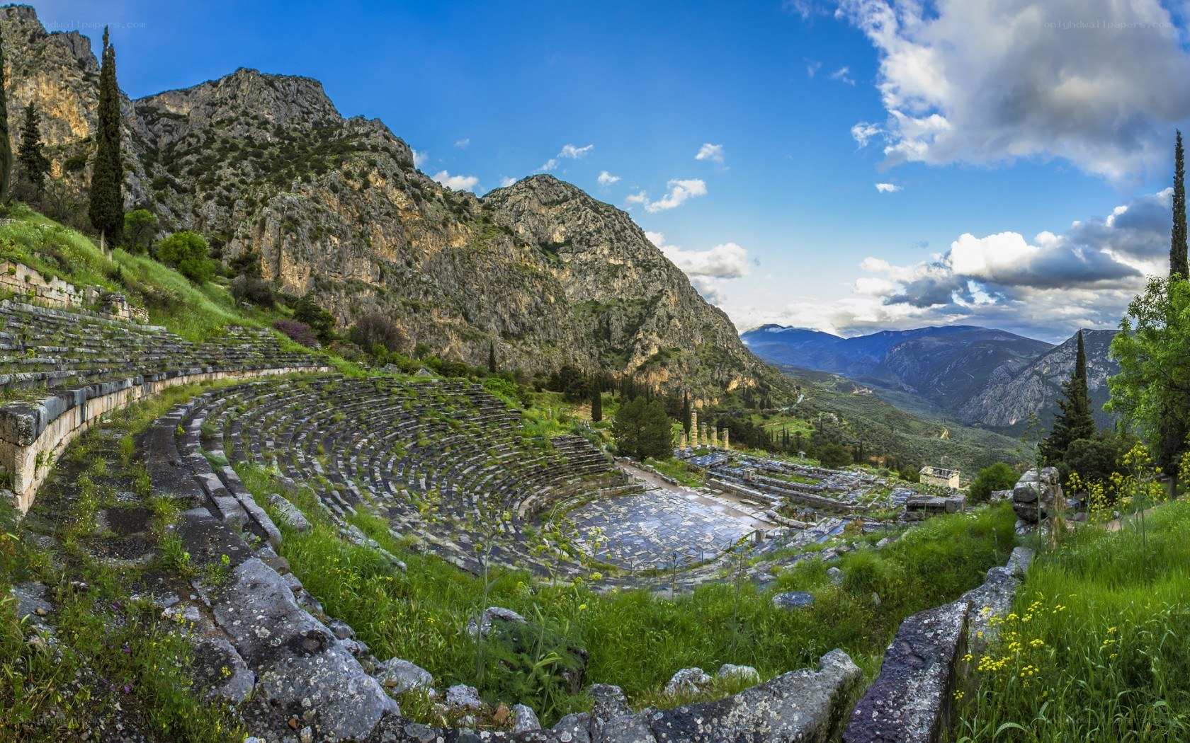 Ancient theater at Delphi