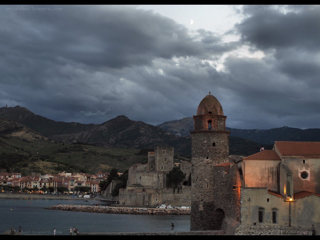 ancient tower by the sea