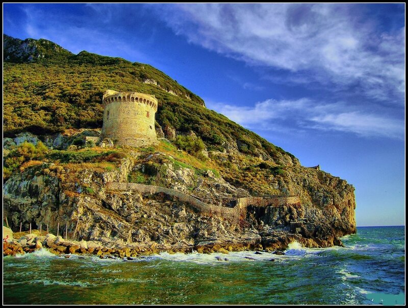 Ancient Tower on Cliff