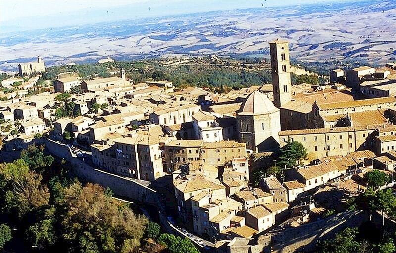 ancient town on a hill