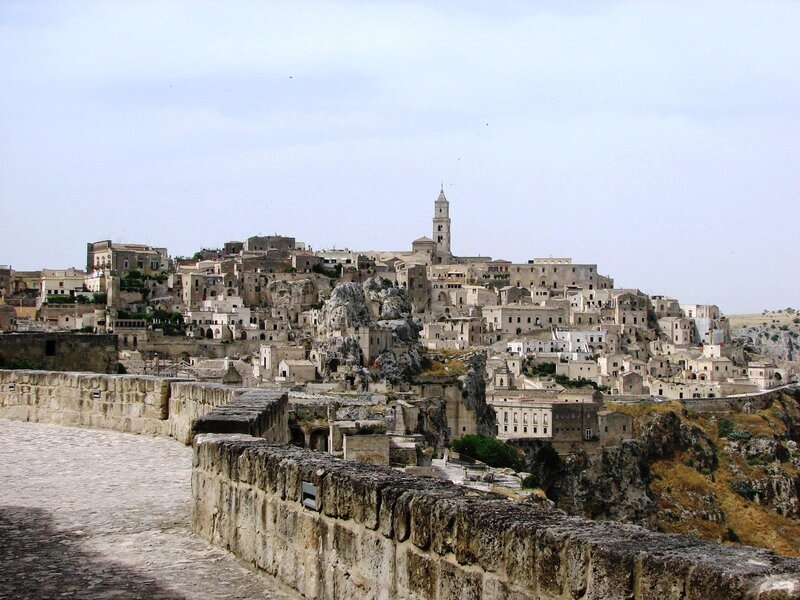 Ancient Town on Hillside
