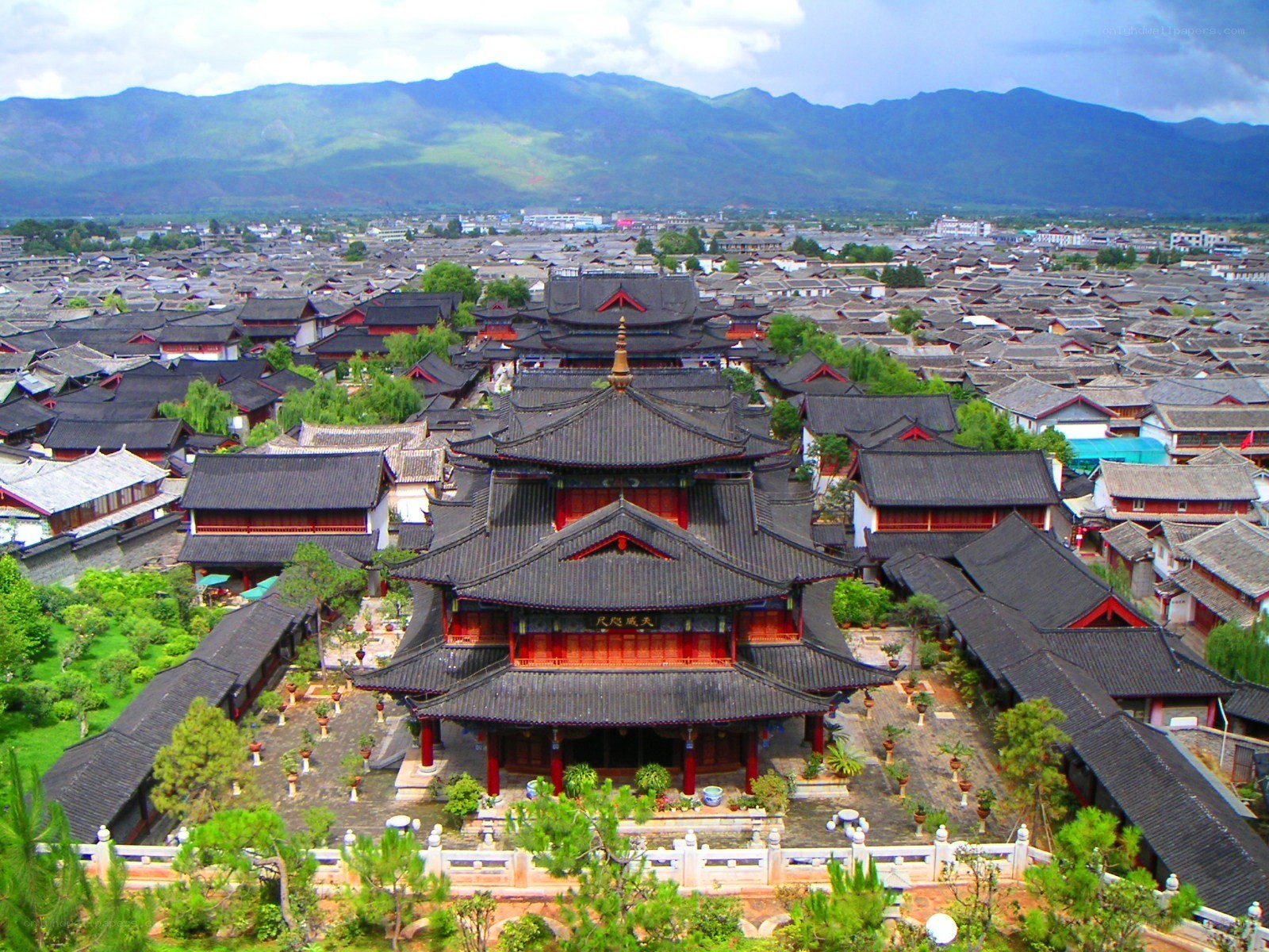 ancient town with traditional architecture
