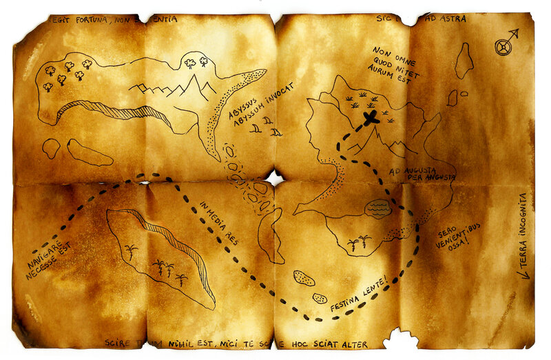 ancient treasure map
