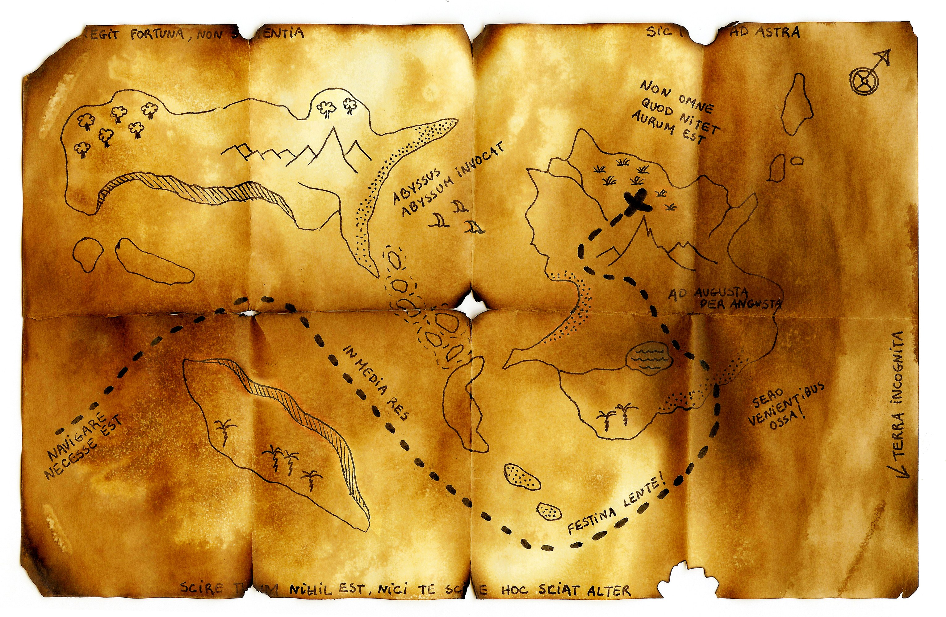 ancient treasure map