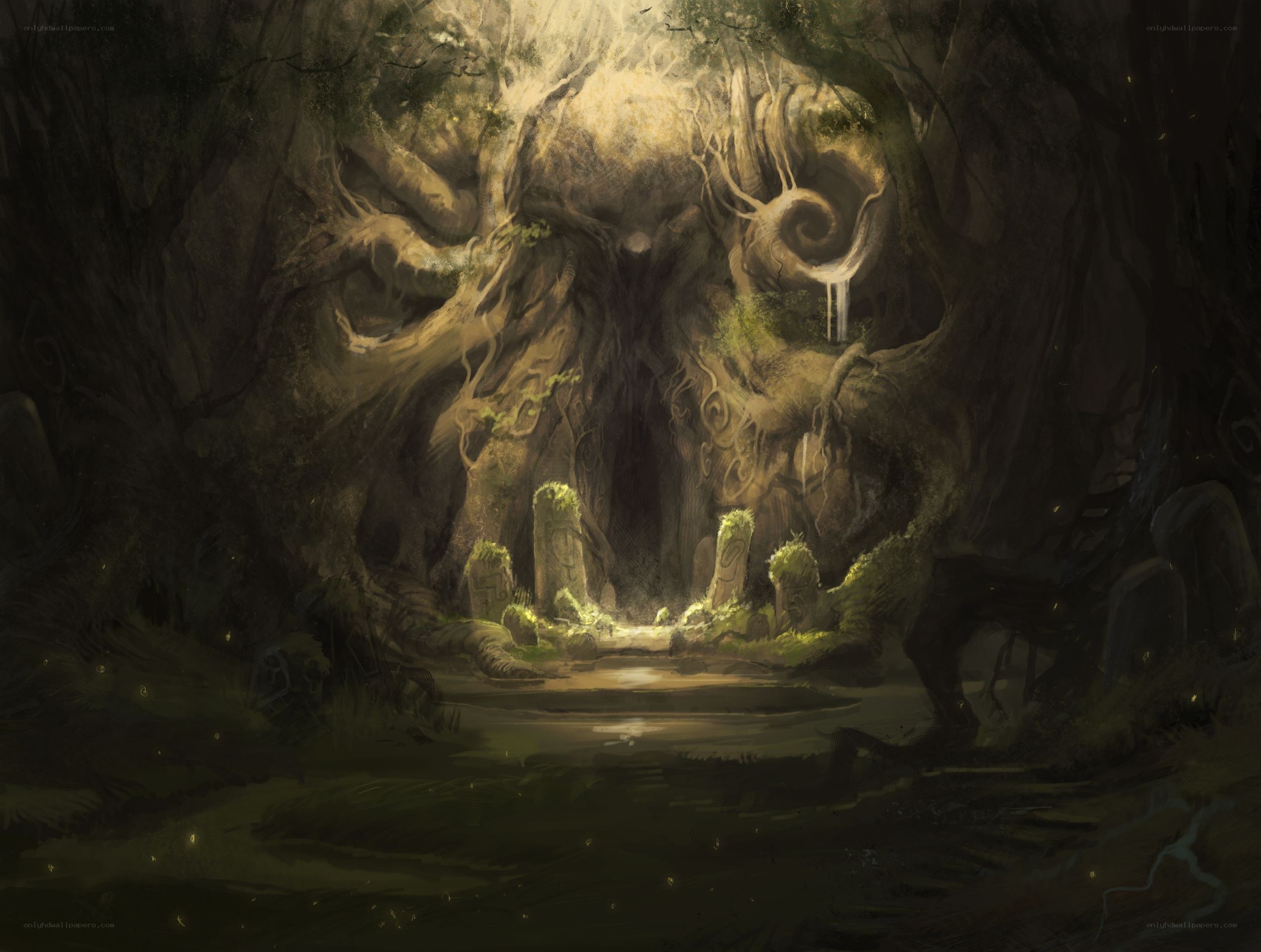 ancient tree spirit grove