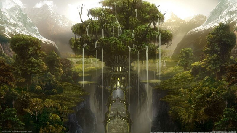 Ancient Tree Temple — Green, Serene