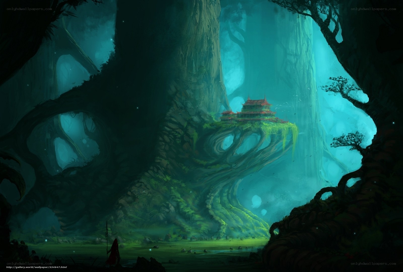 ancient tree temple