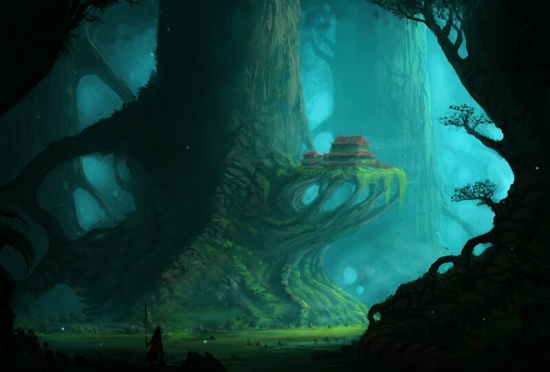 ancient tree village